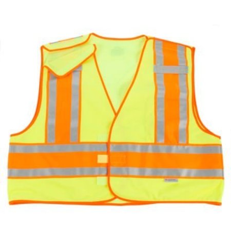 ERGODYNE Ergodyne® GloWear® 8245PSV Public Safety Vest, Lime, 6XL/7XL 24000